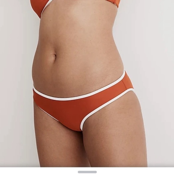 Madewell Classic Contrast Bikini Bottom size L NWT - Picture 3 of 9